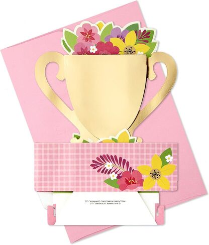 Hallmark Paper Wonder Pop Up Father's Day Card (World's Best Dad Trophy) or Birthday Card for Dad in Saudi Arabia