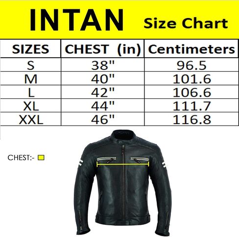 INTAN Mens Black Perforated Motorcycle Leather Jacket with 5 Ce Protectors For Motorbike Riders CJ-010-A in Saudi Arabia
