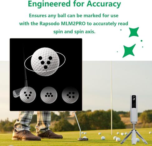 قالب وضع علامات على كرة الجولف مناسب لشاشة إطلاق Rapsodo (RPT) MLM2PRO in Kuwait