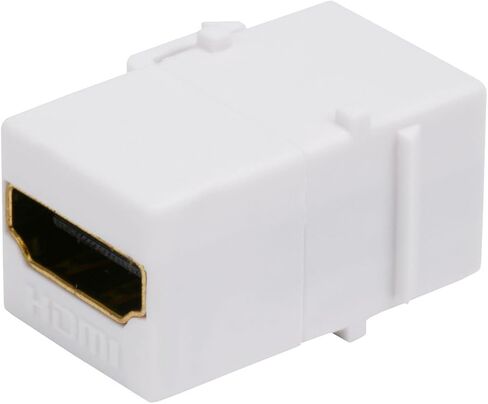 Monoprice USB A 3.0 Keystone Jack - Female to Female, Coupler Flush Type, Used With Keystone Panels or Wall Plates, White in Saudi Arabia