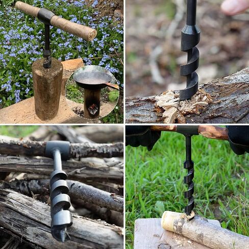 رأس مثقاب يدوي من Rocaris مقاس 1 × 10 بوصة لسهولة الحفر على الخشب، مثالية للتخييم ومهام الأعمال الخشبية in Kuwait