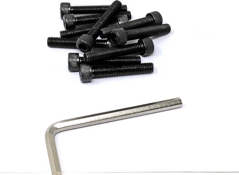 iexcell 100 Pcs M3 x 30/35/40/45/50 Alloy Steel 12.9 Grade Hex Socket Head Cap Screws Bolts Assortment Kit, Black Oxide Finish in Saudi Arabia