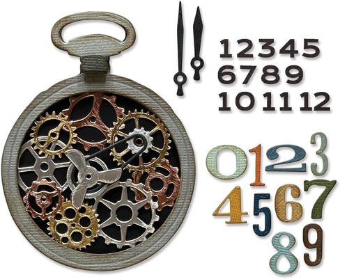 ساعة Generic Tim Holtz Vault Watch Gears Sizzix Thinlit Die in Kuwait