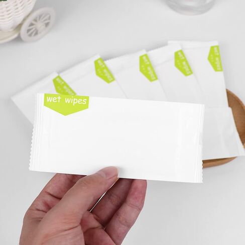 Individual Hand Wipes, 100 Packs Individual Wet Wipes, Quickly Cleaning Our Hands, Individually Wrapped Bulk large Wet Wipes Homeless, Suitable for Restaurants, Weddings and Barbeques (C-19) in Saudi Arabia