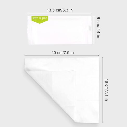 Individual Hand Wipes, 100 Packs Individual Wet Wipes, Quickly Cleaning Our Hands, Individually Wrapped Bulk large Wet Wipes Homeless, Suitable for Restaurants, Weddings and Barbeques (C-19) in Saudi Arabia