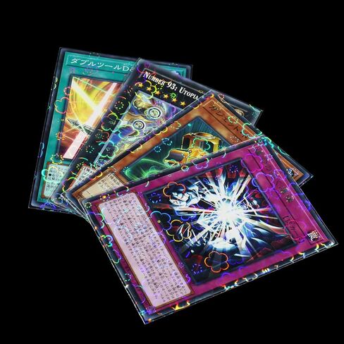 100 قطعة من أغلفة بطاقات الكرز ذات التحميل العلوي لبطاقات الألعاب الرياضية والحيوانات وصور Kpop (56 × 88 مم) in Kuwait