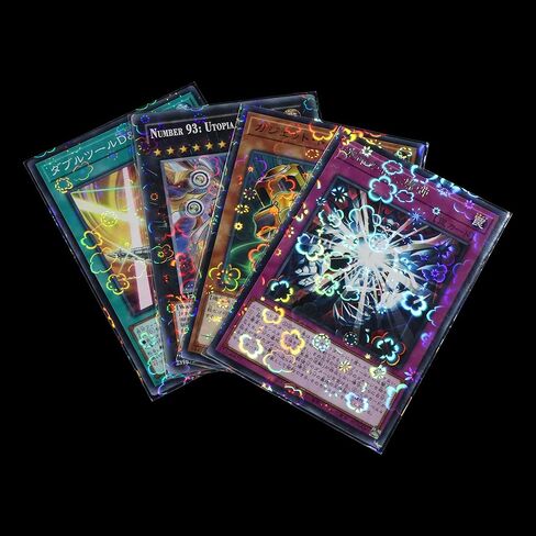 100 قطعة من أغلفة بطاقات الكرز ذات التحميل العلوي لبطاقات الألعاب الرياضية والحيوانات وصور Kpop (56 × 88 مم) in Kuwait