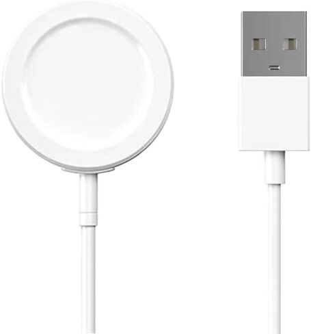 Smart Watch Charging Dock for Apple Watch, 1m/3.3FT Long iWatch USB Magnetic Charging Cable, Compatible with Apple Watch Series 1-8/SE/Ultra (Round) in Saudi Arabia