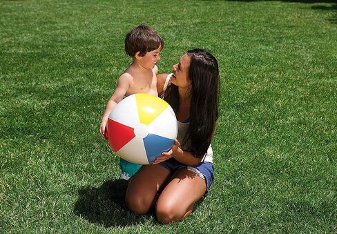 Intex Beach Ball Inflatable Pool, 20" Large Glossy Panel (4 Pack) in Saudi Arabia