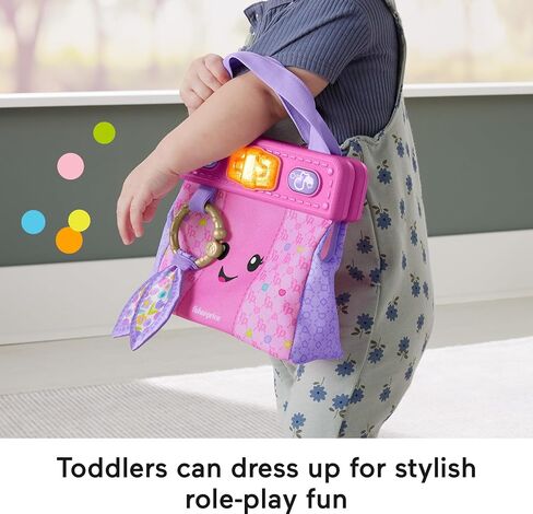 Fisher-Price Baby & Toddler Toy Laugh & Learn Going Places Learning Purse Interactive Bag & 4 Accessories for Ages 6+ Months in Saudi Arabia