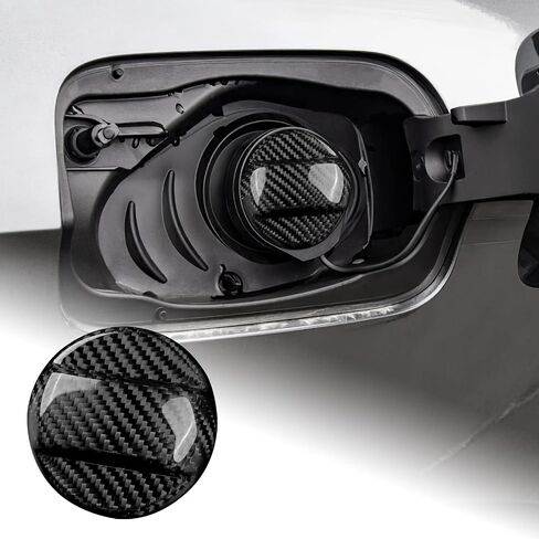 AIRSPEED for Audi Universal Gas Tank Door Sticker Fuel Tank Cap Cover Carbon Fiber Trim Molding Sticker for Audi A3 A4 A5 A8 Q3 Q5 Q7 S4 S5 Q5 RS6 in Saudi Arabia