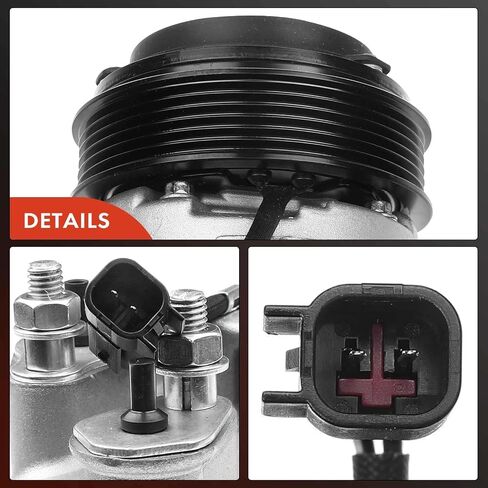 A-Premium Air Conditioner AC Compressor with Clutch Compatible with Ford Explorer 2006-2010, Crown Victoria & Lincoln Town Car & Mercury Grand Marquis, Mountaineer in Saudi Arabia