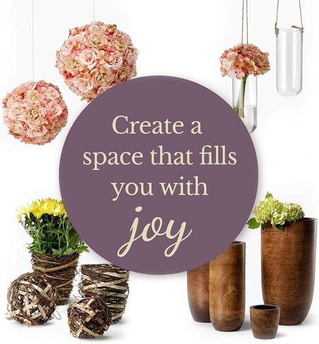 Serene Spaces Living Decorative Clear Glass Bottle Vases with Cork Stoppers, Vintage Wedding Decor, Use for Floral Centerpieces at Party, Event, Measures 11" Tall & 5.75" Diameter, Sold Individually in Saudi Arabia