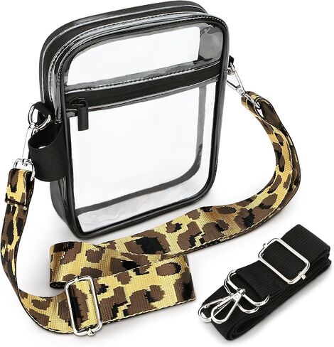 Clear Crossbody Bag Stadium Approved for Concerts Parties and Game Days in Saudi Arabia