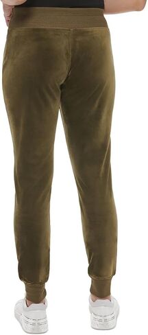 Calvin Klein Women's Misses Comfortable Jogger Everyday Velour Drawstring Pant in Saudi Arabia