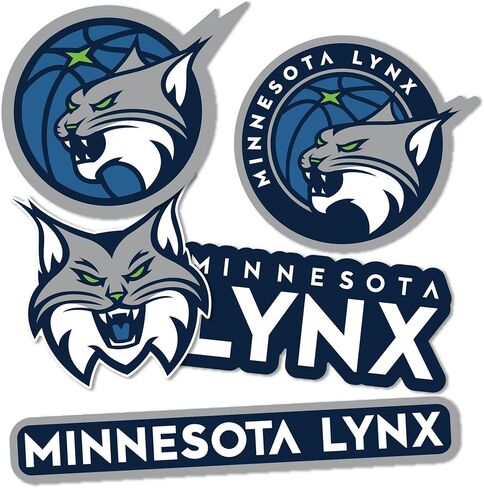 Desert Cactus Minnesota Lynx WNBA Women's National Basketball Association Officially Licensed Sticker Vinyl Decal Laptop Water Bottle Car Scrapbook (Type 2) in Saudi Arabia