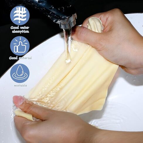 10 قطع من أدوات فخار الشامواه وقماش الفخار وتشذيب الطين وأدوات الطين قبل القطع والتجفيف الطبيعي للسيارة الناعمة المصنوعة من الجلد الصغير الشامواه والسيراميك لوازم الحرف اليدوية لفخار تنعيم حافة الوعاء (4.7 × 3.1 بوصة) in Kuwait