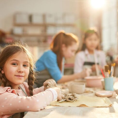 10 قطع من أدوات فخار الشامواه وقماش الفخار وتشذيب الطين وأدوات الطين قبل القطع والتجفيف الطبيعي للسيارة الناعمة المصنوعة من الجلد الصغير الشامواه والسيراميك لوازم الحرف اليدوية لفخار تنعيم حافة الوعاء (4.7 × 3.1 بوصة) in Kuwait