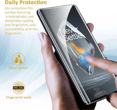 2+2 Pcs For OnePlus 12R Screen Protector Tempered Glass 2 Pcs+ Camera Lens Protector 2 Pcs, 9H Hardness, Bubble Free, Support Fingerprint Sensor, HD Film for OnePlus 12R 5G in Saudi Arabia