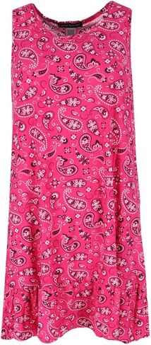 5 More Minutes Women's Paisley Sleeveless Sleep Gown in Saudi Arabia