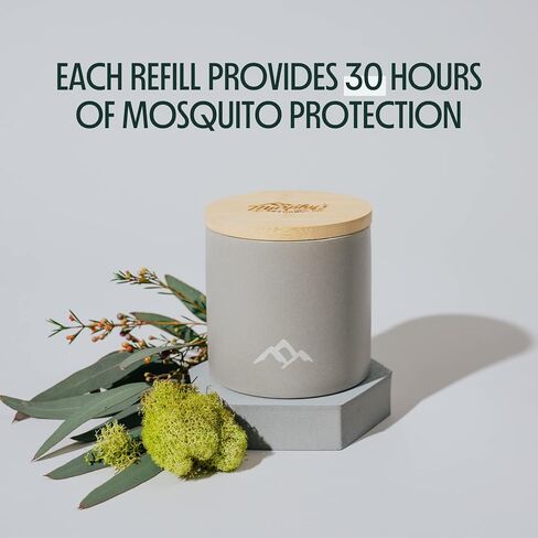 Murphy's Naturals Refillable Mosquito Repellent Candle | White | DEET Free | Plant Based Essential Oils | Soywax, Beeswax Blend | One 9oz Candle Included in Saudi Arabia