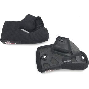 BELL Race/Pro Star Cheekpads Triple Density Street Motorcycle Helmet Accessories - Black / 55MM