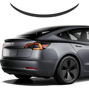 Tesla Model 3 Spoiler Original Rear Spoiler Wing Lip for 2016-2023 Tesla Model 3 Accessories(Glossy Black)