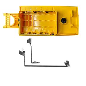 XBERSTAR Battery Compartment Contact Piece Compatible with FLUKE 287 289 Multimeter Battery Contact Plate Replacement Parts (Positive+Negative)