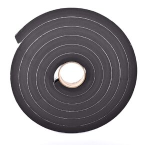 Sponge Neoprene Stripping W/Adhesive 1-1/2in Wide X 1in Thick X 15ft Long