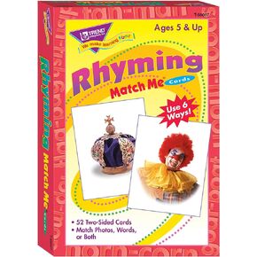 Trend Enterprises, Inc. Rhyming Words Match Me Cards