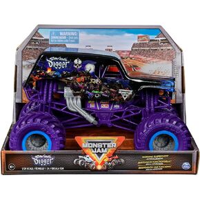Monster Jam, Official Son-uva Digger Monster Truck, Collector Die-Cast Vehicle, 1:24 Scale, Kids Toys for Boys and Girls Ages 3 and up