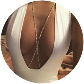 Rhinestone Bra Body Chain Jewelry Sexy Bikini Body Chains Sparkly Crystal Chest Bra Chain Body Jewelry Accessories for Women