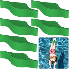 Sumind 6 Pcs Swimming Ankle Bands Rubber Pulling Ankle Strap Swimming Gear for Legs Resistance Exercise Strength Swimming Training Equipment Accessories