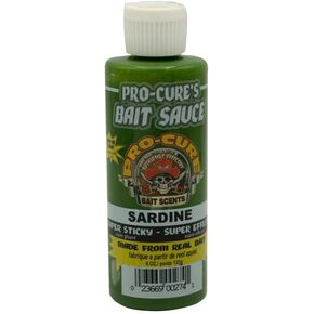 Pro-Cure Sardine Bait Sauce, 4 Ounce, Green