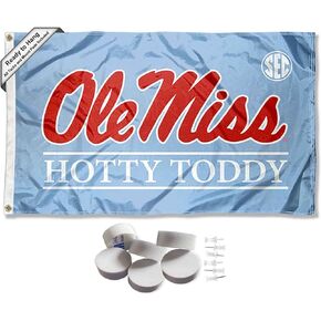 College Flags & Banners Co. Ole Miss Hotty Toddy SEC Banner and Tapestry Wall Tack Pads