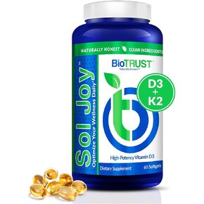 BioTrust Sol Joy, High-Potency Vitamin D3 (50mcg)