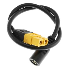 XT60 Adapter Cable XT60 Female Bullet Connector to Female DC 5.5x2.5mm Power Cable for Fatshark Skyzone FPV Monitor Power