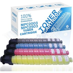 MP C2003 MP C2503 Remanufactured Toner Cartridge 841918 841919 841920 841921 Replacement for Ricoh Aficio MP C2003 MP C2503 MP C2004 MP C2504 MP C2003 MP C2503 Printer(KCMY)
