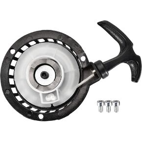 GOOFIT Pull Start Recoil Starter for 40-6 2 Stroke 47cc 49cc Mini Aluminum Pocket Pit Dirt Bike ATV Motorcycle Silver
