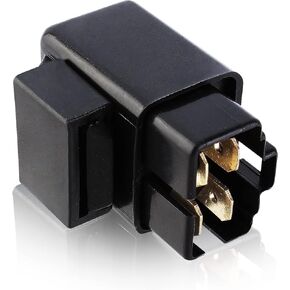 Starter Relay Solenoid Compatible with Yamaha Grizzly Kodiak Moto-4 Raptor Razz Terrapro Trailway Timberwolf V-max Vino Warrior Wolverine YFZ450 YFB250 YFM350 YFM400 YFM700 YFP350 Zuma 1000