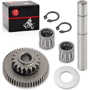 STARTER Motor IDLER GEAR 18T/54T & BEARING SHAFT For Yamaha Raptor 350 Warrior 350 Big Bear 350 Moto 4 YFM350ER 1987-2013 Kodiak 400 1993-1998