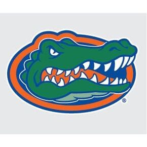 FLORIDA GATORS GATOR HEAD LOGO vinyl decal 4" UF car truck stickers