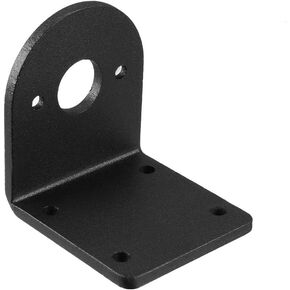 uxcell L-Shaped Mounting Support Bracket Alloy Steel Holder Fixed Seat for 540/545/550/555 Motor