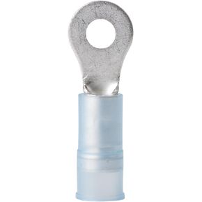 ANCOR MARINE GRADE 230213 Electrical Nylon Insulated Double Crip Funnel Entry Ring Terminals with Insulation Grip (16 to 14-Gauge, Size 10 Screw, 6-Pack)