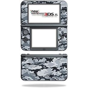 MightySkins Skin Compatible with Nintendo 3DS XL (2015) - Gray Camouflage | Protective, Durable, and Unique Vinyl Decal wrap Cover | Easy to Apply, Remove, and Change Styles | Made in The USA