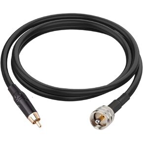 SMA إلى RCA محول SMA أنثى إلى RCA ذكر موصل كابل RG58 تمديد 3 قدم