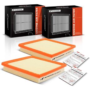 A-Premium 2-PC Engine Air Filter Compatible with Subaru Ascent, Crosstrek, Forester, Impreza, Legacy, Outback, WRX, 2017-2022, Flexible Panel, Replace# 16546-AA16A