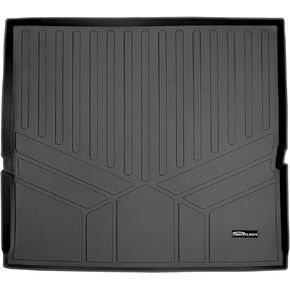 SMARTLINER All Weather Custom Fit Cargo Trunk Liner Floor Mat Behind 2nd Row Black Compatible with 2015-2020 Tahoe/Yukon/Escalade