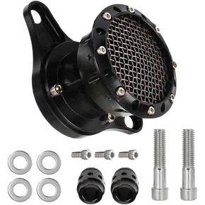 Motorcycle Air Cleaner, Compatible with Harley Sportster Iron 883 XL883 XL1200 Forty Eight 48 Seventy Two 72 1991-2016, Motorcycle Intake Velocity, Chrome