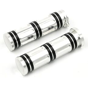 Heavy Duty CNC Billet 1" Handlebar Hand Grips for Sportster Dyna Softail Touring